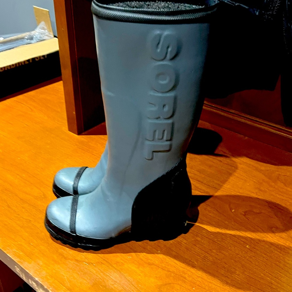 Sorel Tall Wedge Rain Boots